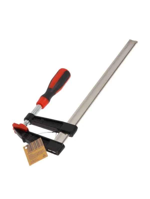 Струбцина F-образная усиленная ТУНДРА, тавровый профиль, 2К рукоятка, 300&times;80&times;380 мм