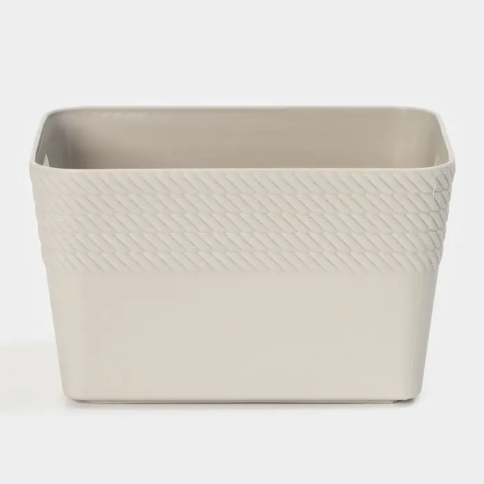Корзина для хранения Доляна «Кайма», пластик, 14×11×8,5 см, цвет МИКС Корзина для хранения Доляна «Кайма», пластик, 14×11×8,5 см, цвет МИКС