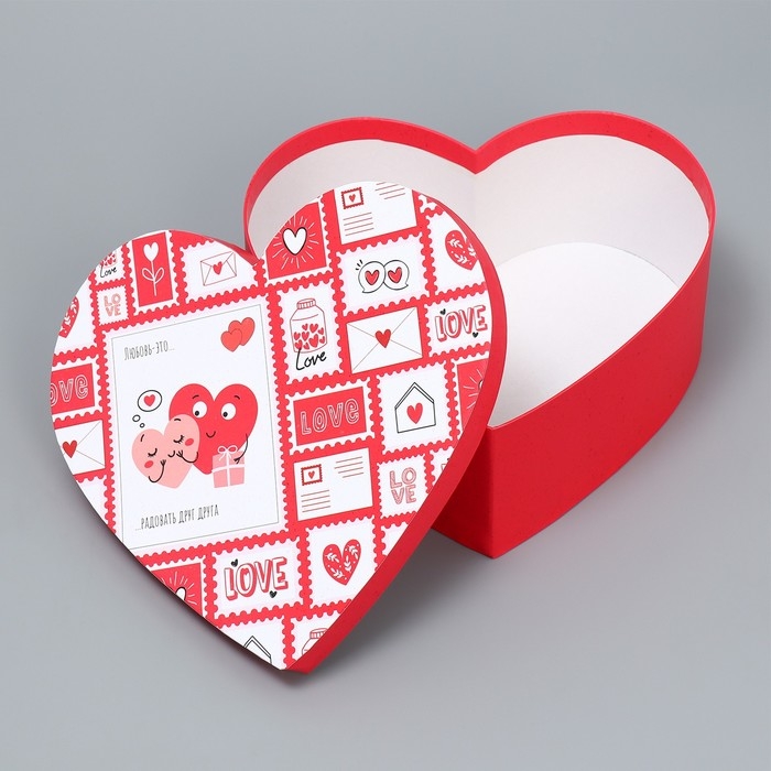 Коробка подарочная, упаковка, «Любовь повсюду», 22 х 20 х 9 см Коробка подарочная, упаковка, «Любовь повсюду», 22 х 20 х 9 см