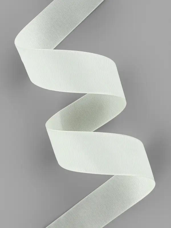 Лента репсовая, 40 мм, 23&plusmn;1 м, молочная №08