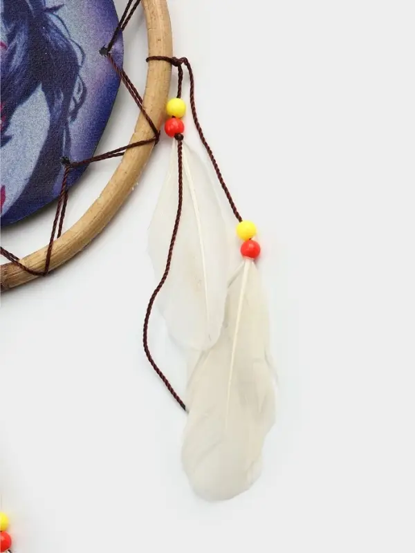 Ловец снов &laquo;Индеец&raquo;, 15&times;2&times;35 см, бежевый