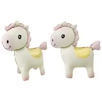 Воздушный шар фольгированный 3D 25" «Лошадка», кремовый