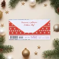 Конверт для денег «С Новым Годом! С Новым счастьем!», 8.3×16.5 см