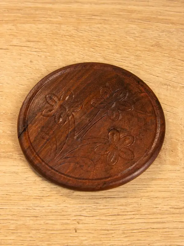 Подставка под горячее  Подставка под горячее "Штурвал" (набор 6 шт), 12х11,5х6,8 см,  дерево шишам