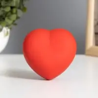 Фигурка световая RISALUX &laquo;Сердце&raquo;, LED-ночник, 2 Вт, красный, пластик, 3.5&times;8&times;7 см