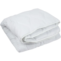 Одеяло Luscan 140х205 стег, кант, 300-350гр/м2 (холлофайбер/микрофибра),бел