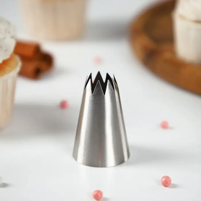 Насадка кондитерская «Французская звезда», d=3.5 см, выход 1.5 см, нержавеющая сталь