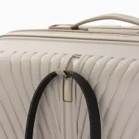 Чемодан на колёсах, 24", кодовый замок, 40&times;24&times;65 см, бежевый