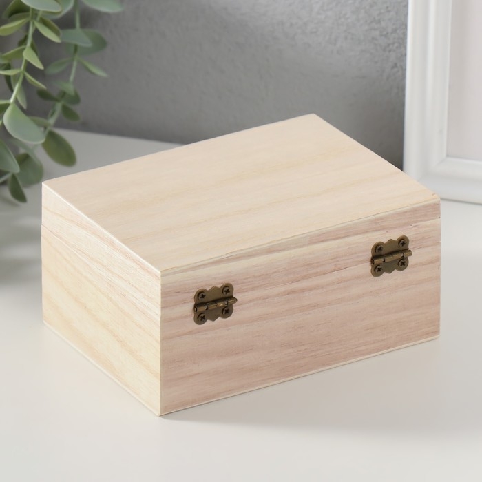 Шкатулка для росписи Шкатулка для росписи "Прямоугольная" 14х7х10,5 см