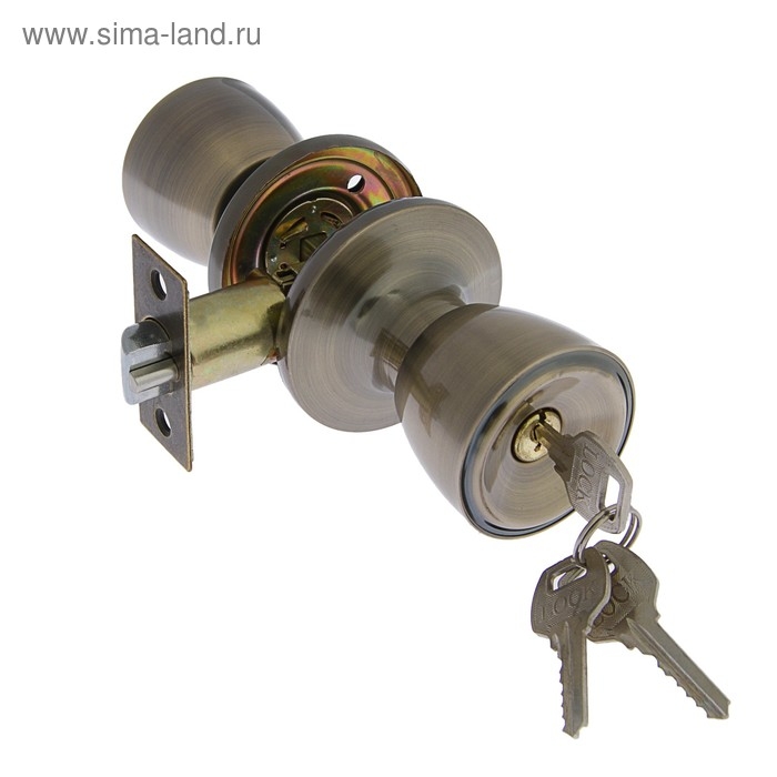 Защелка 1203, с ключом, цвет бронза Защелка 1203, с ключом, цвет бронза