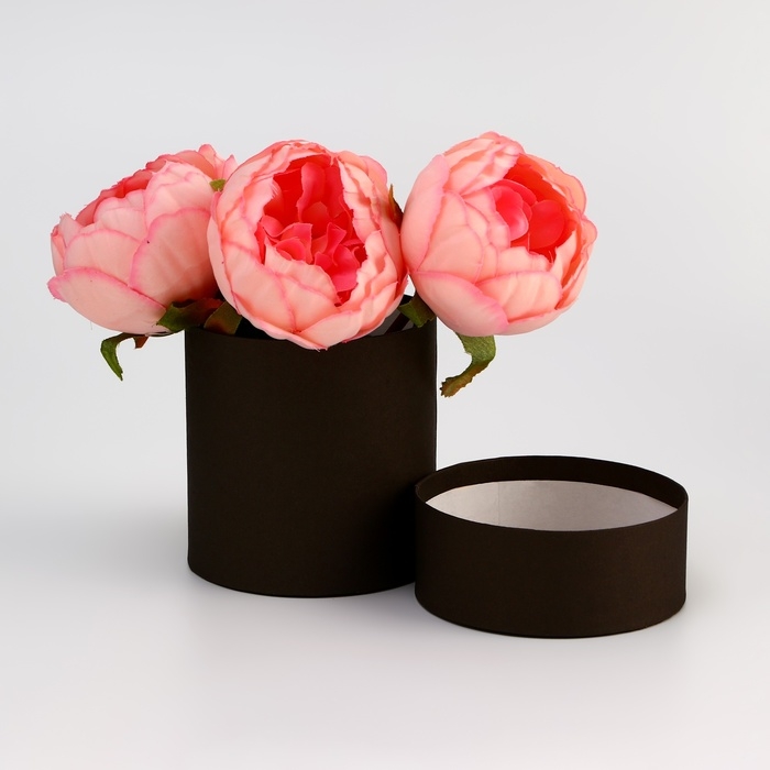 Шляпная коробка, черная, 10 х 10 см Шляпная коробка, черная, 10 х 10 см