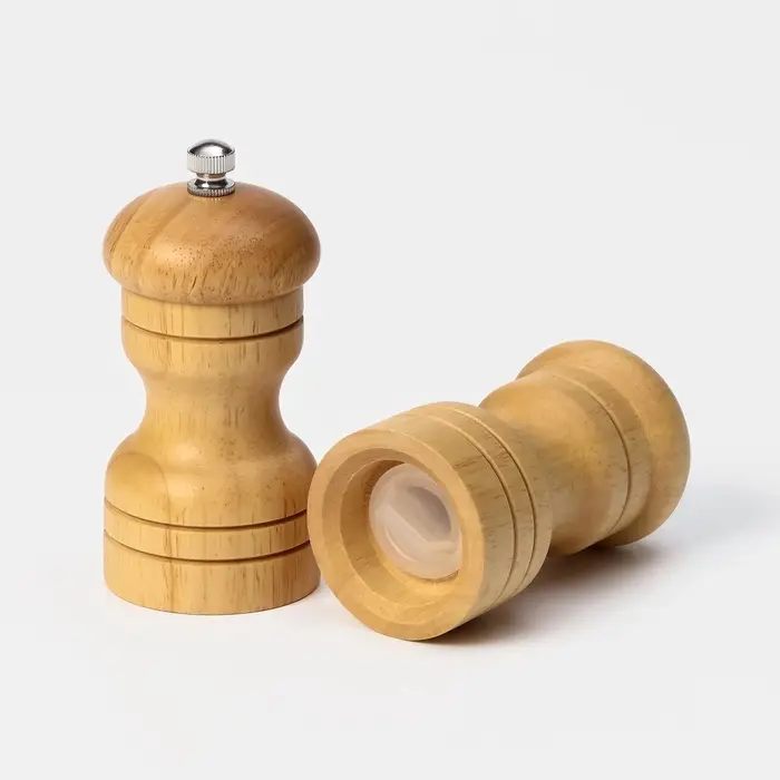 Набор для специй Доляна &laquo;Комфорт&raquo;, 50 мл, 11&times;10&times;5 см, 2 предмета: мельница, солонка