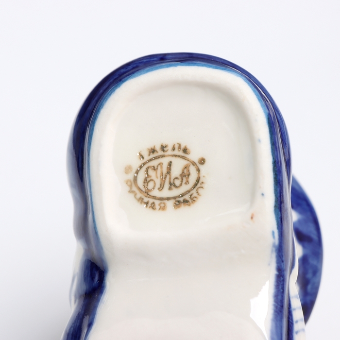 Сувенир  Сувенир "Башмак", 12 х 6см, гжель, фарфор