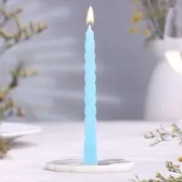 Свечи витые ароматические, 1.5&times;15 см, 2 шт., яблоко