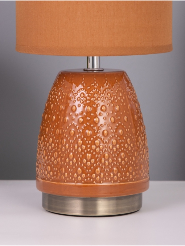 Лампа настольная Лампа настольная "Масаки" 1х40Вт Е14 какао 15х15х30см