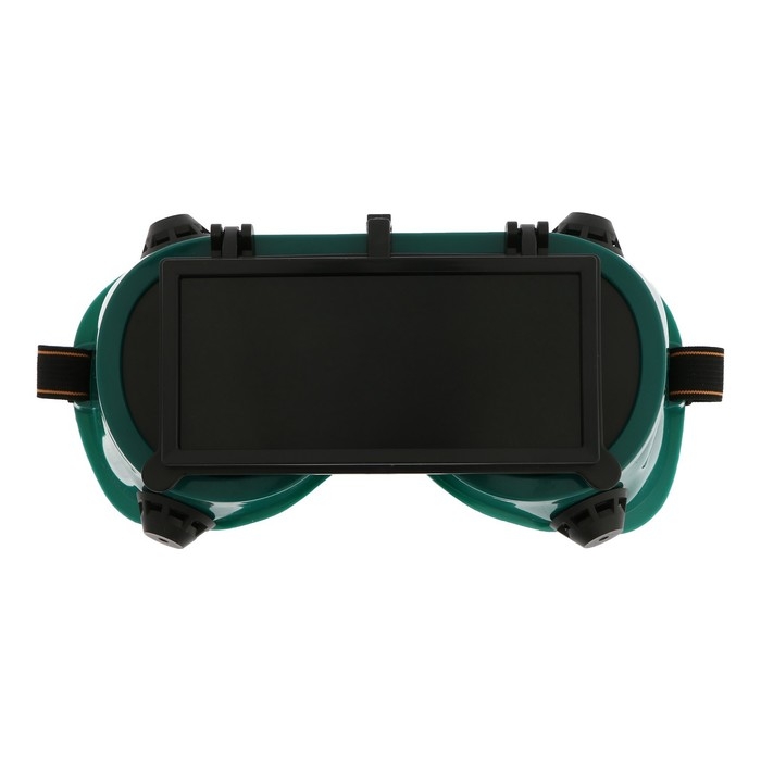 Очки защитные ТУНДРА, квадратные, с затемненными стеклами