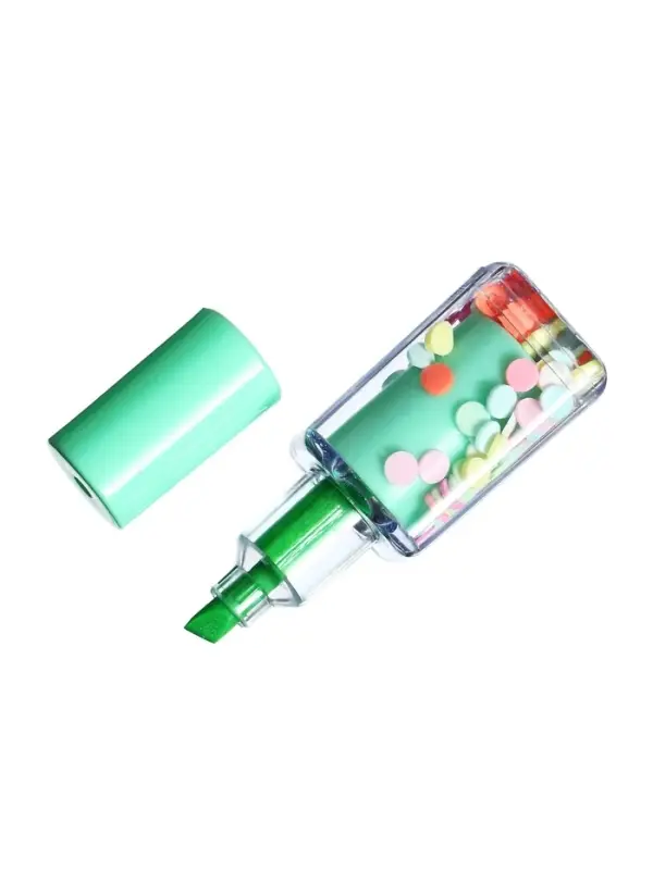 Набор маркеров-текстовыделителей Calligrata &laquo;Лак для ногтей&raquo;, 5 цветов, скошенный наконечник, узел 5 мм