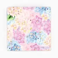 Коробка для печенья, кондитерская упаковка с пластиковой крышкой, Good day, 18&times;18&times;3 см