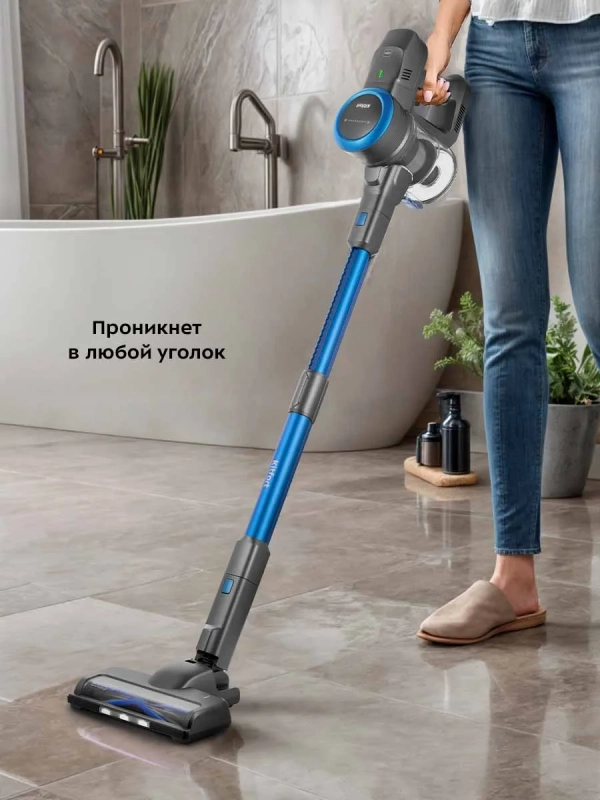 Беспроводной пылесос вертикальный КТ-5175 (2 в 1) 220 Вт