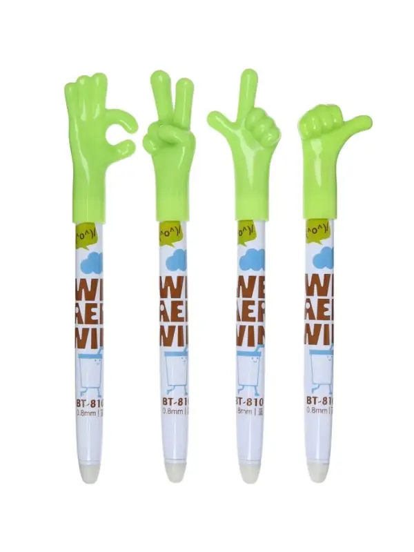 Стираемая ручка &laquo;Жест&raquo;, шариковая, синий стержень, узел 0.8 мм, МИКС