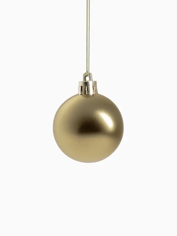 Ёлочные игрушки &laquo;Ларго&raquo;, шары новогодние, набор 12 шт., d=6 см, золотистый