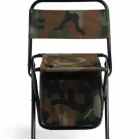 Стул туристический maclay, 35&times;28&times;58 см, до 90 кг, с сумкой, складной, со спинкой, хаки