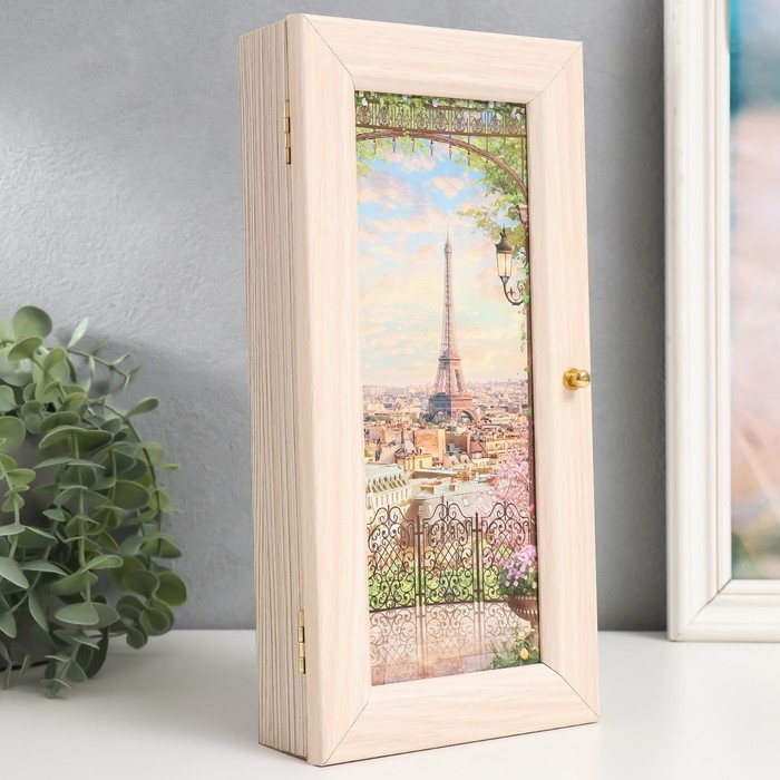 Ключница Ключница "Красивый вид" молочный дуб 14х29 см