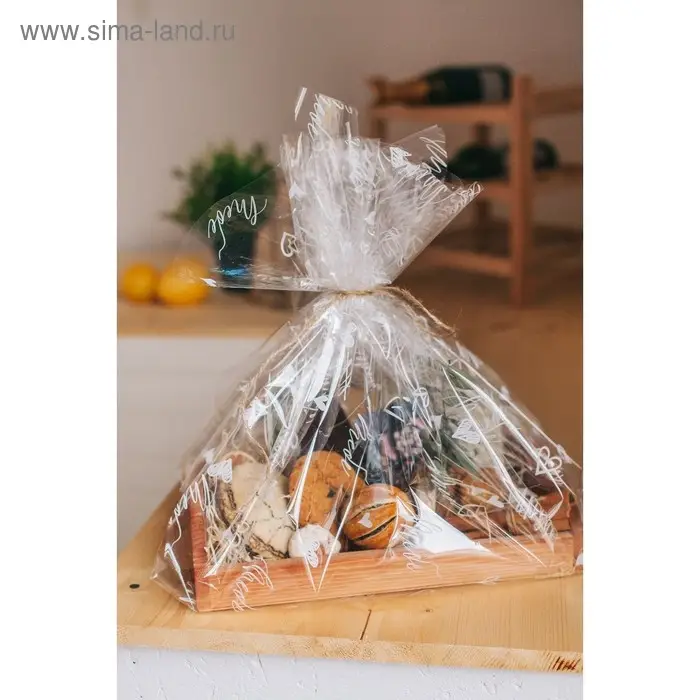 Плёнка для цветов упаковочная глянцевая &laquo;Тебе&raquo;, белая, 1 х 5.2 м, 200 г