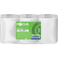 Полотенца бумажные д/дисп. FOCUS Extra Quick 1сл 200м 6рул/уп цел 5043330