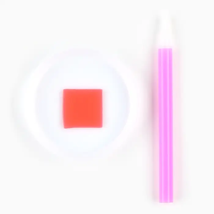 Алмазная мозаика наклейка для детей &laquo;Модная девчуля&raquo;, 9&times;9 см, набор для творчества