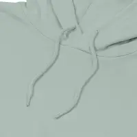 Толстовка с капюшоном унисекс Hoodie, серо-зеленая, размер XS