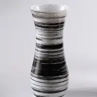 Ваза &laquo;Прованс&raquo;, h=26 см, стекло, чёрная