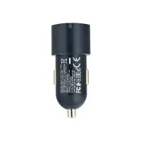 Переходник автомобильного зарядного устройства на 2 Type-C PD45W + USB QC3.0 NZ6 HOCO черный