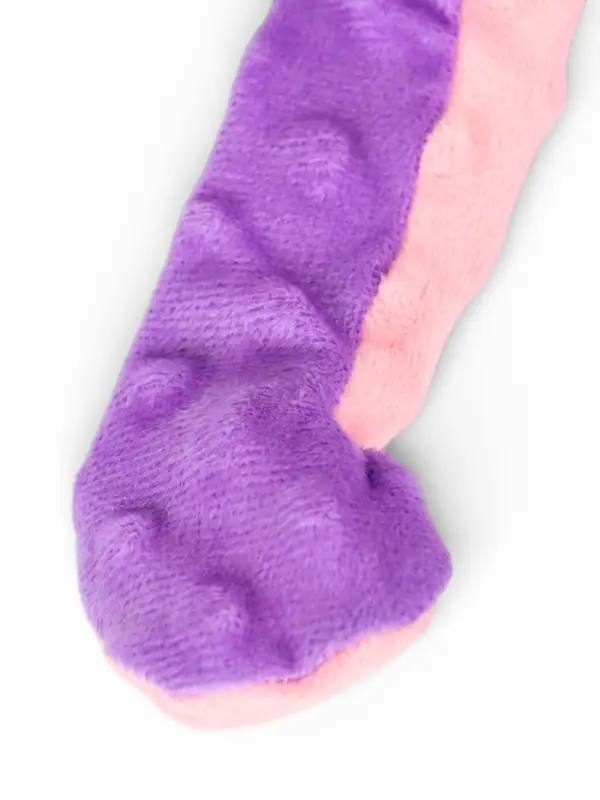 Мягкая игрушка для собак &laquo;Осьминог&raquo;, 45 см, с пищалкой, шуршащая, фиолетовая