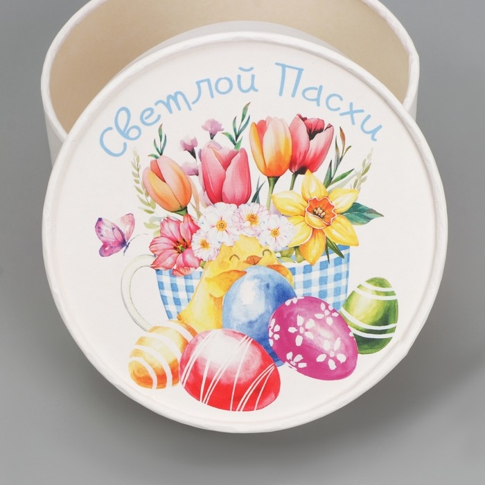 Коробка подарочная, упаковка, «Светлой Пасхи», Пасха, 13 х 8.5 см