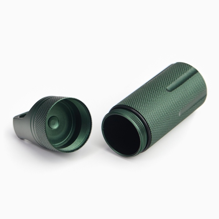 Водонепроницаемый брелок-контейнер для мелочей, олива, 11 см Водонепроницаемый брелок-контейнер для мелочей, олива, 11 см