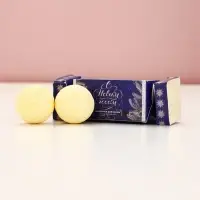 Бомбочки для ванны &laquo;С новым годом!&raquo;, 2&times;40 г, аромат сладкий банан, Чистое счастье