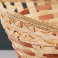 Корзина плетёная для хранения &laquo;Ладья&raquo;, 41&times;28&times;15 см, бамбук