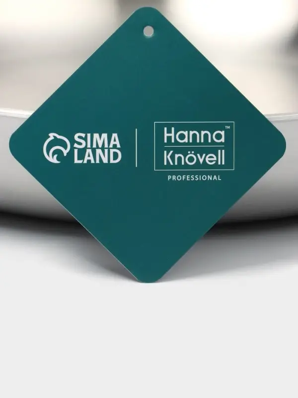 Сковорода 3Ply Hanna Kn&ouml;vell, d=30 см, h=5.5 см, толщина 2.2 мм, индукция, нержавеющая сталь, серебристая