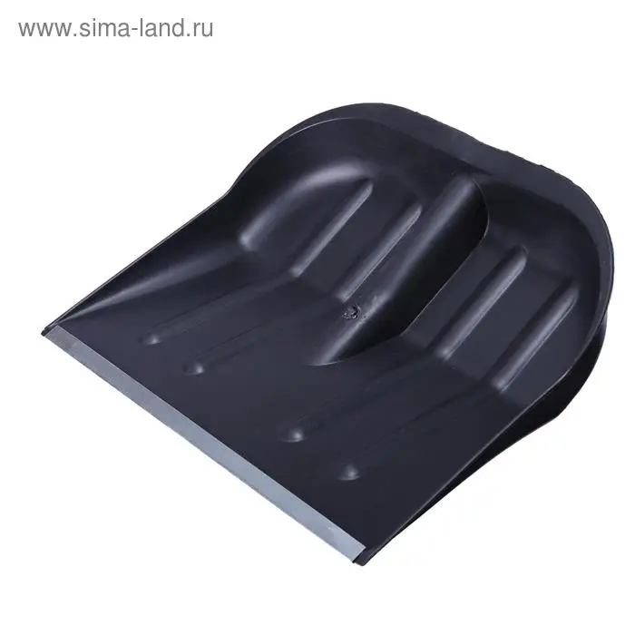 Ковш лопаты пластиковый, 360 × 410 мм, с оцинкованной планкой, тулейка 32 мм