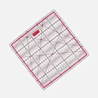 Набор линеек для квилтинга и пэчворка 30&times;30/25&times;25/15&times;15/10&times;10 см, s=3 мм