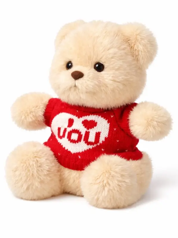 Мягкая игрушка "Мишка. Я люблю тебя" 20 см