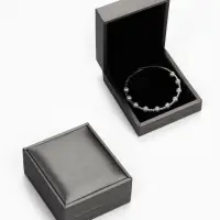 Футляр под набор украшений &laquo;Квадро классический&raquo;, 7.4&times;8.5 см, серый