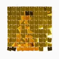 Панель с пайетками для фотозоны 30&times;30 см золотая