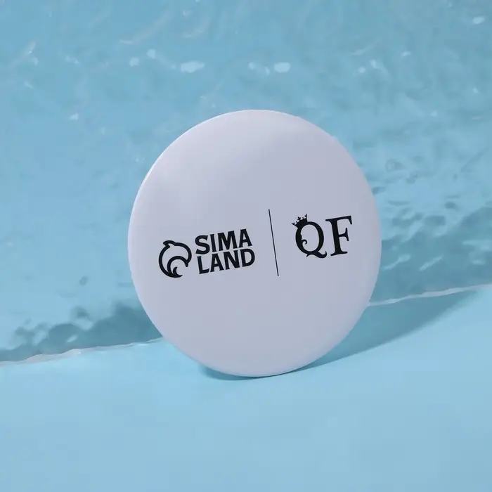 Зеркало карманное «QF», d = 7 см, цвет белый Зеркало карманное «QF», d = 7 см, цвет белый