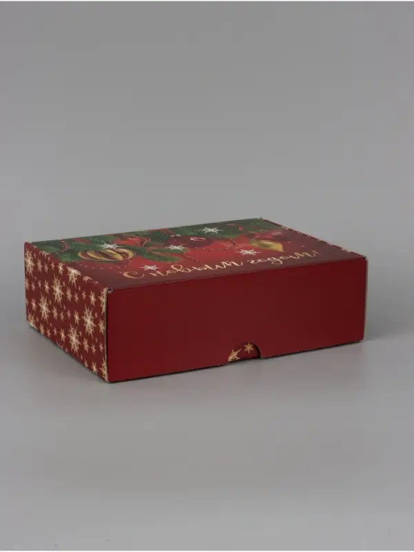 Коробка подарочная, самосборная &laquo;Чудесного нового года&raquo;,30.7&times;22&times;9.5 см