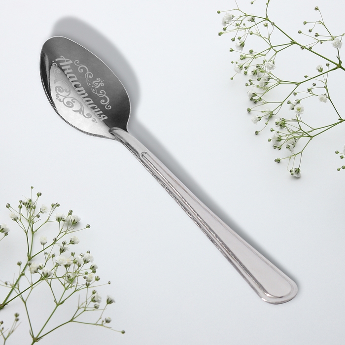 Ложка именная на открытке «Анастасия», 3 х 14 см. Ложка именная на открытке «Анастасия», 3 х 14 см.