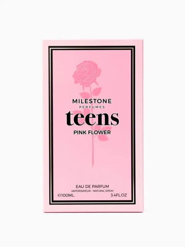 Парфюмерная вода женская Milestone TEENS PINK FLOWER, 100 мл (мотив VictSecTearsSugarFleur)