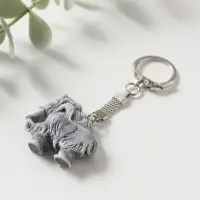 Брелок "Мамонт" (вид сбоку, 3,5см