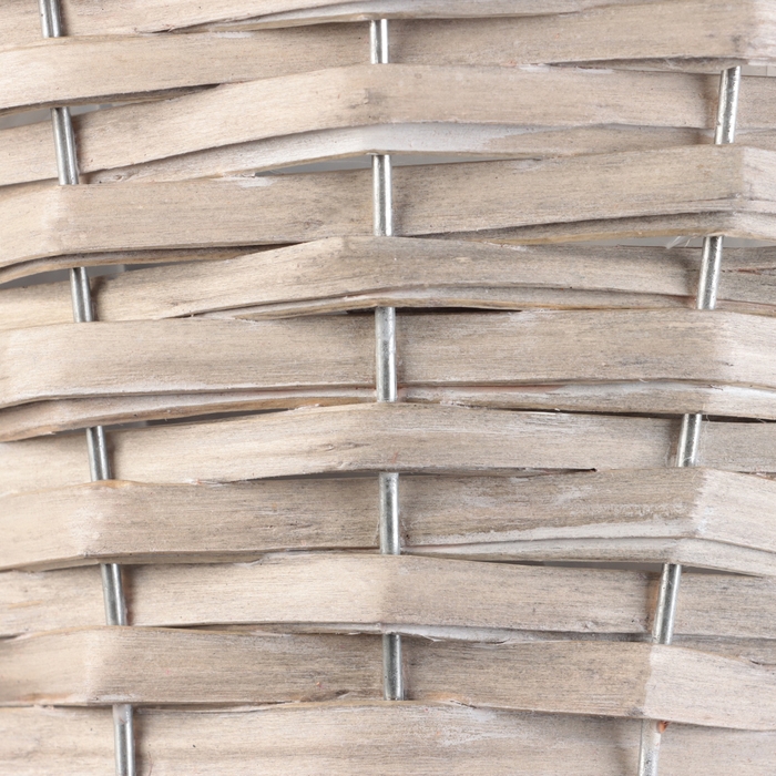 Набор корзин из 3 шт, D32xH18/53, D24xH16/49, D18xH15/42  см, серый, ива Набор корзин из 3 шт, D32xH18/53, D24xH16/49, D18xH15/42  см, серый, ива